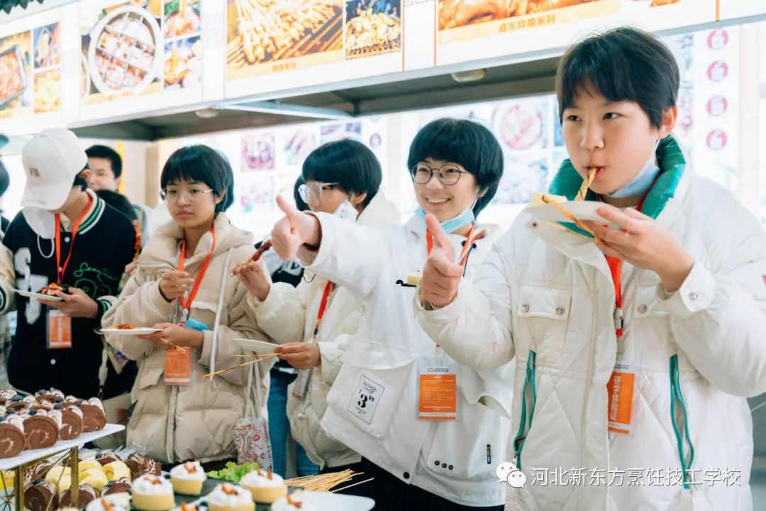 研學正當時，石家莊市五十四中學同學們在河北新東方的春日趣“食”光！